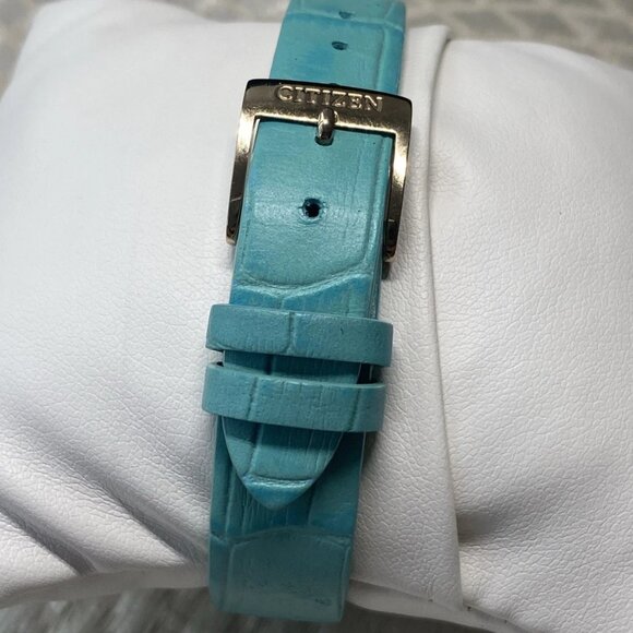 Citizen Eco-Drive Gold Tone Watch Near NOS Original Strap Japan - Picture 14 of 15
